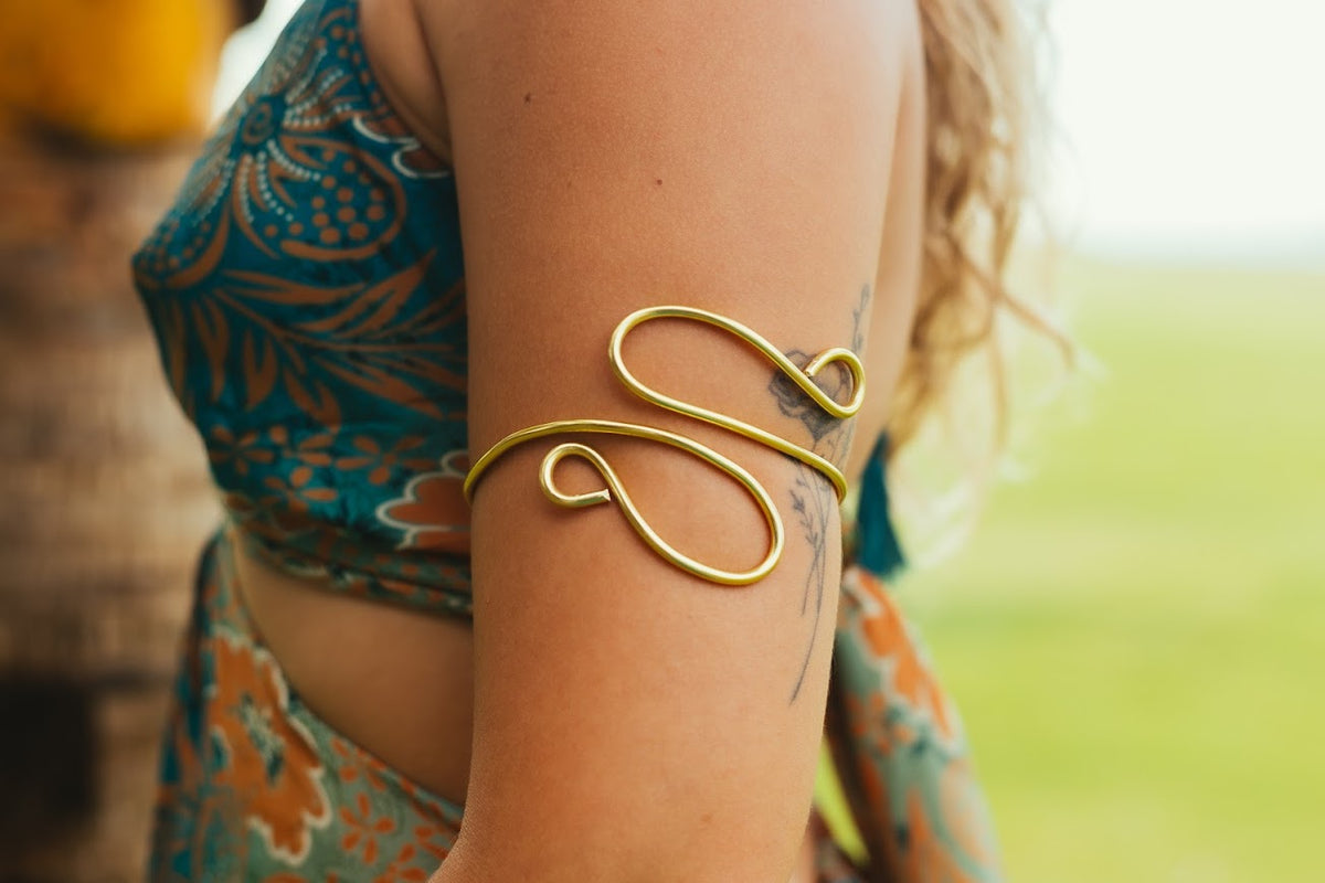 Dorado doble Arm cuff
