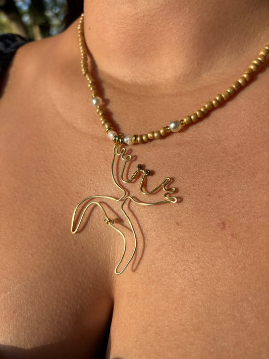 Collar de Coquí taíno